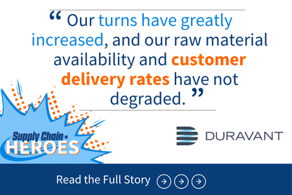 Supply Chain Heroes: Jim Woods & Brad Claycamp Empower Buyers and Reduce Inventory at Duravant